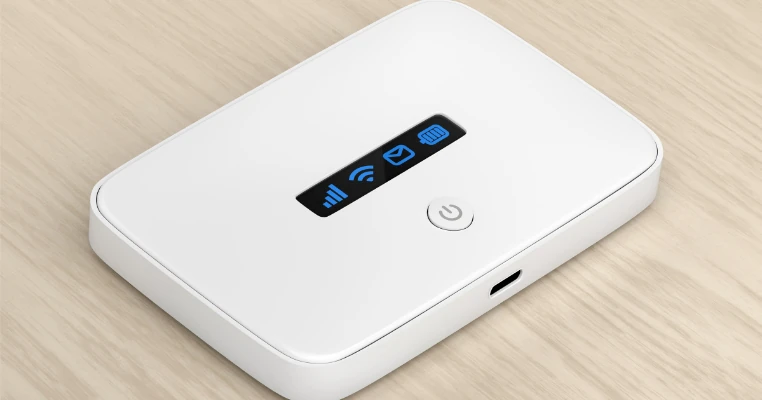 white pocket wifi appareil portable